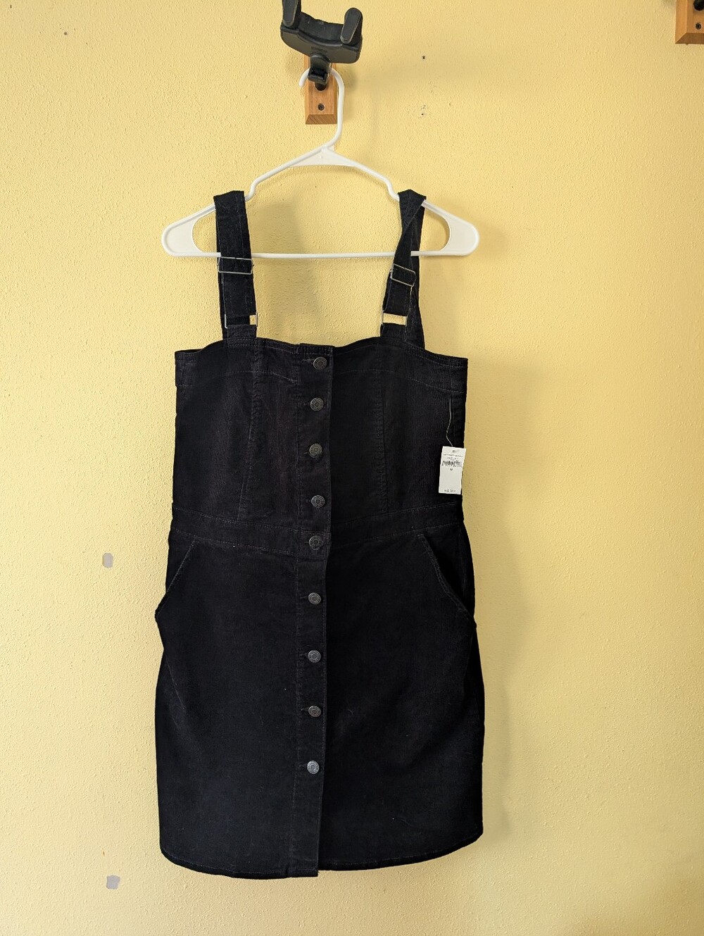 NWT Black Corduroy Size Medium Gap Dress
